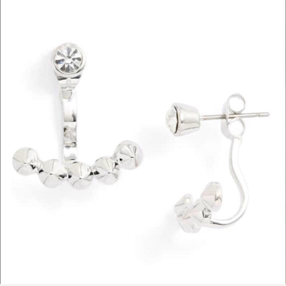 Rebecca Minkoff Studded Crystal Earrings